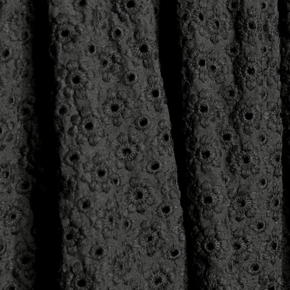 XXI Sleeveless Black Dress With Cut Out Circles and‎ Embroidery Size Small - Picture 8 of 11